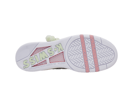 04731-173-M | SI-18 INTERNATIONAL C X BROCK | WHITE/PINK LEMONADE/TENNIS BALL/COURT/EGRET - K-Swiss US - FOOTWEAR