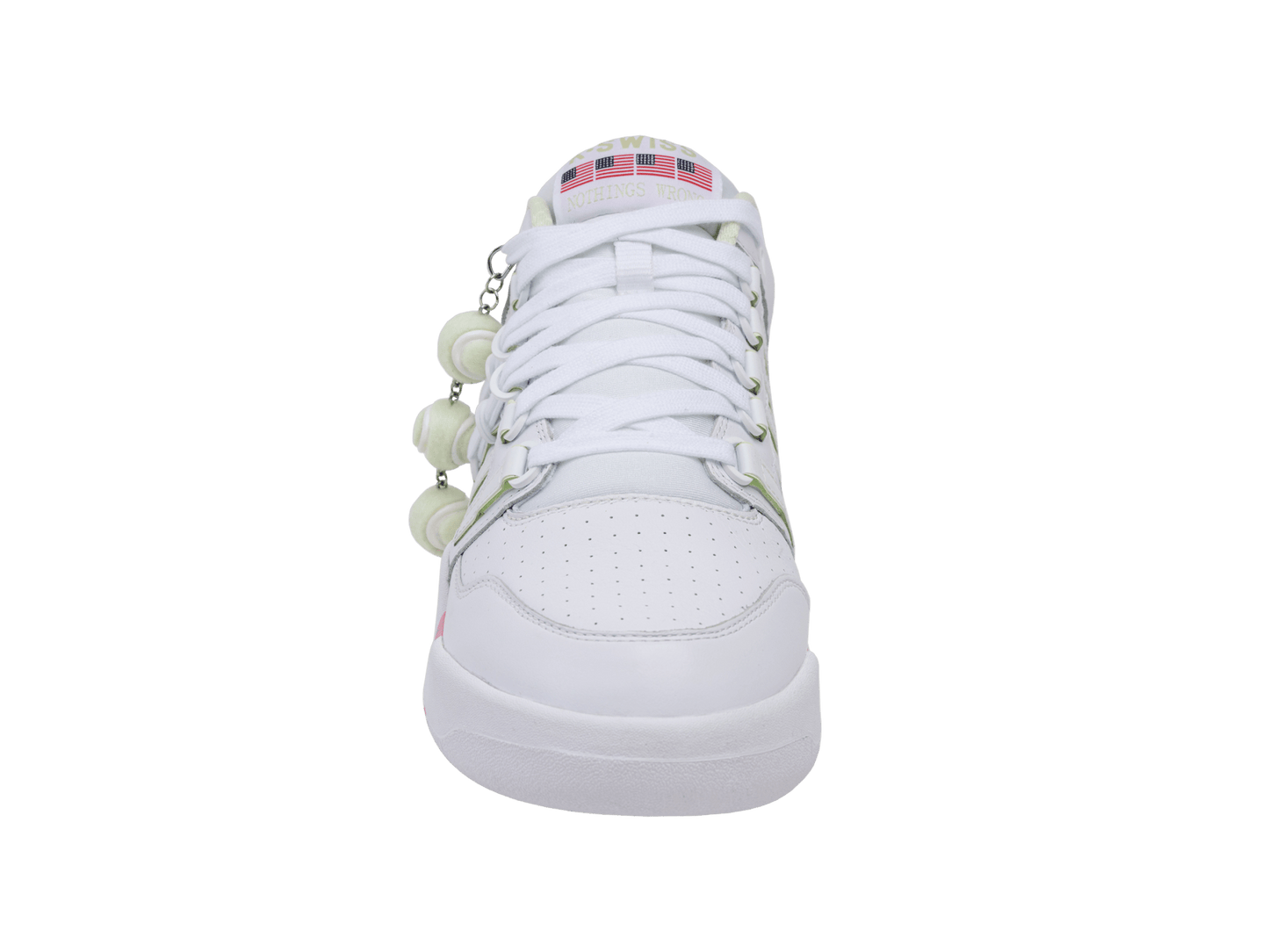 04731-173-M | SI-18 INTERNATIONAL C X BROCK | WHITE/PINK LEMONADE/TENNIS BALL/COURT/EGRET - K-Swiss US - FOOTWEAR