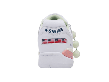 04731-173-M | SI-18 INTERNATIONAL C X BROCK | WHITE/PINK LEMONADE/TENNIS BALL/COURT/EGRET - K-Swiss US - FOOTWEAR