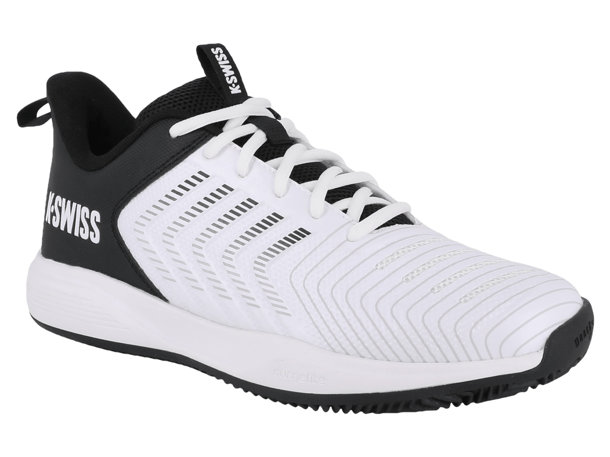 04767-102-M | ULTRASHOT LIGHT | WHITE/BLACK - K-Swiss US FOOTWEAR