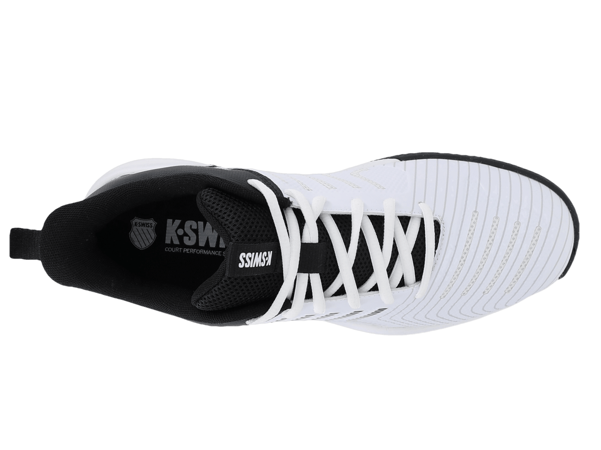 04767-102-M | ULTRASHOT LIGHT | WHITE/BLACK - K-Swiss US FOOTWEAR