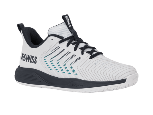 04767-148-M | ULTRASHOT LIGHT | WHITE/CARBON/BALTIC - K-Swiss US - FOOTWEAR