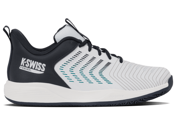 04901 - 148 - M | ULTRASHOT LIGHT PADEL | WHITE/CARBON/BALTIC - K - Swiss US - FOOTWEAR