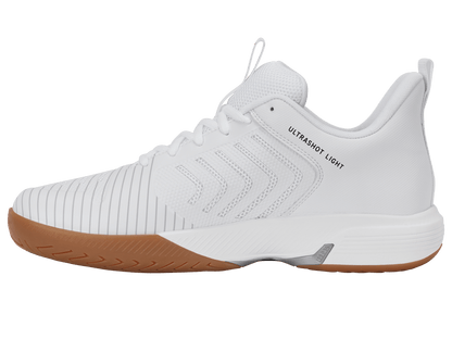04907 - 100 - M | ULTRASHOT LIGHT INDOOR | WHITE/BLACK/SILVER - K - Swiss US - FOOTWEAR