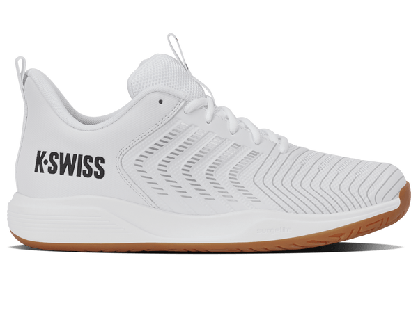 04907 - 100 - M | ULTRASHOT LIGHT INDOOR | WHITE/BLACK/SILVER - K - Swiss US - FOOTWEAR