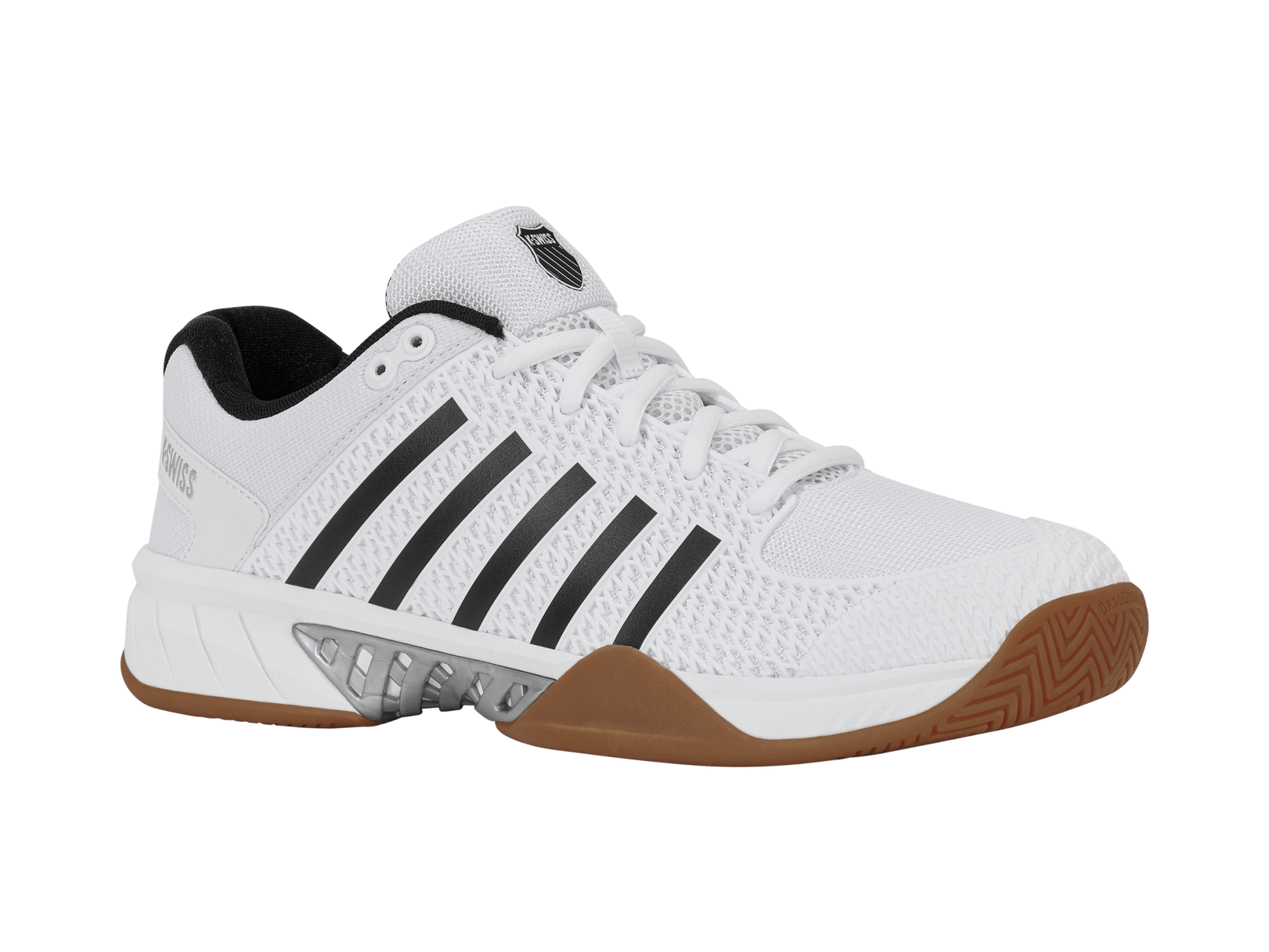 04933 - 100 - M | EXPRESS LIGHT INDOOR | WHITE/BLACK/SILVER - K - Swiss US - FOOTWEAR