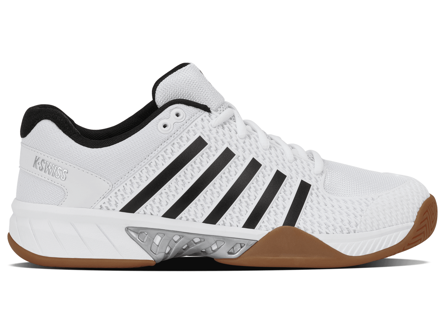 04933 - 100 - M | EXPRESS LIGHT INDOOR | WHITE/BLACK/SILVER - K - Swiss US - FOOTWEAR