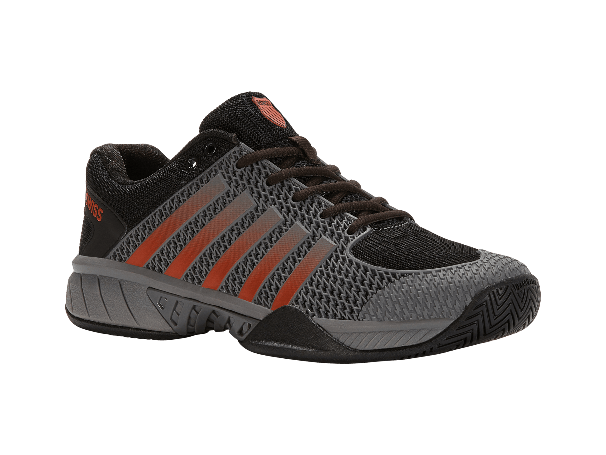 06563 - 052 - M | EXPRESS LIGHT PICKLEBALL | STEEL GRAY/JET BLACK/SPICY ORANGE - K - Swiss US - FOOTWEAR
