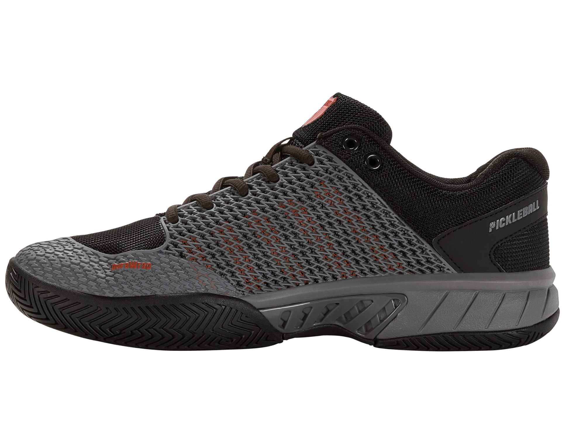 06563 - 052 - M | EXPRESS LIGHT PICKLEBALL | STEEL GRAY/JET BLACK/SPICY ORANGE - K - Swiss US - FOOTWEAR