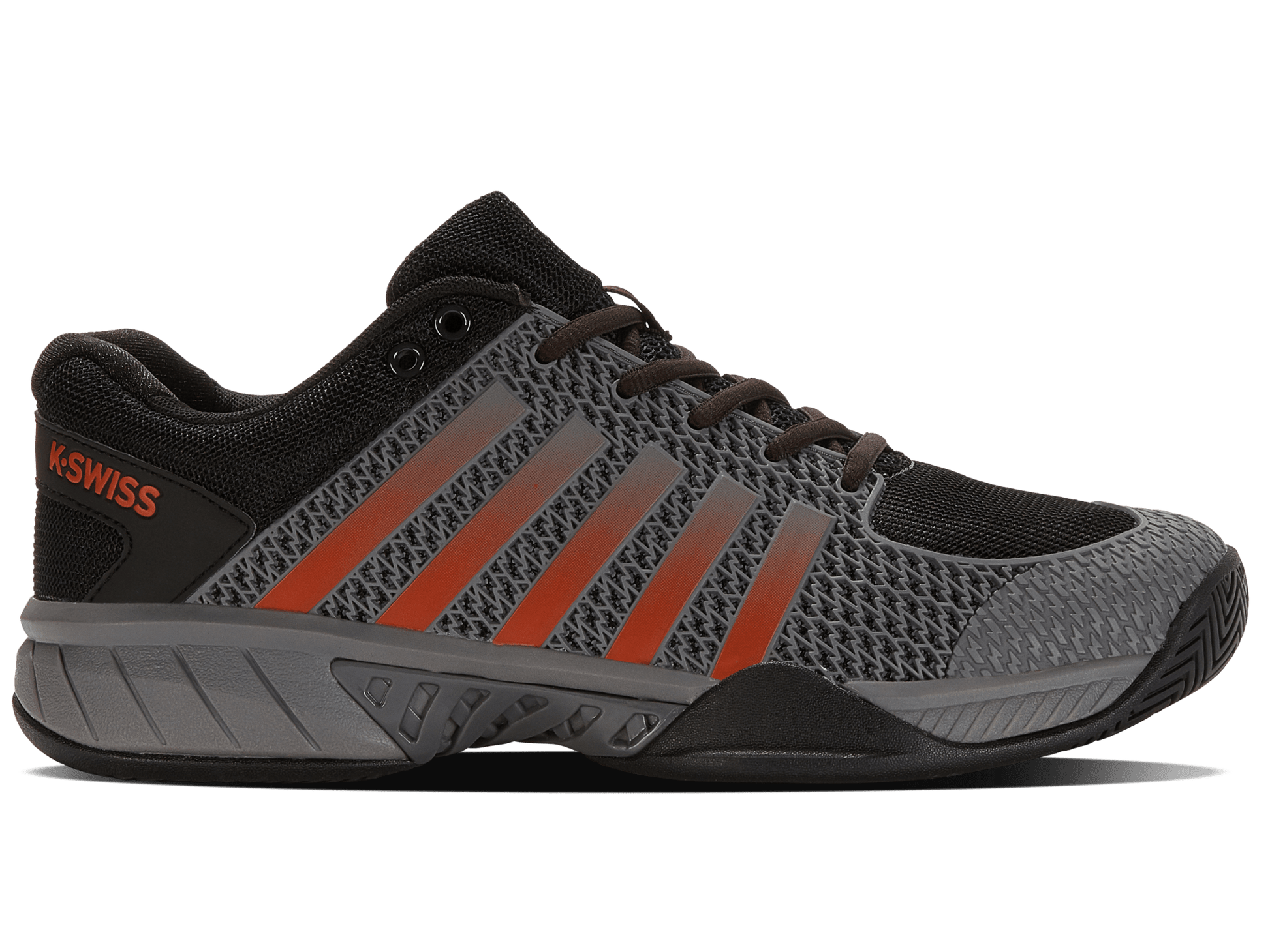 06563 - 052 - M | EXPRESS LIGHT PICKLEBALL | STEEL GRAY/JET BLACK/SPICY ORANGE - K - Swiss US - FOOTWEAR