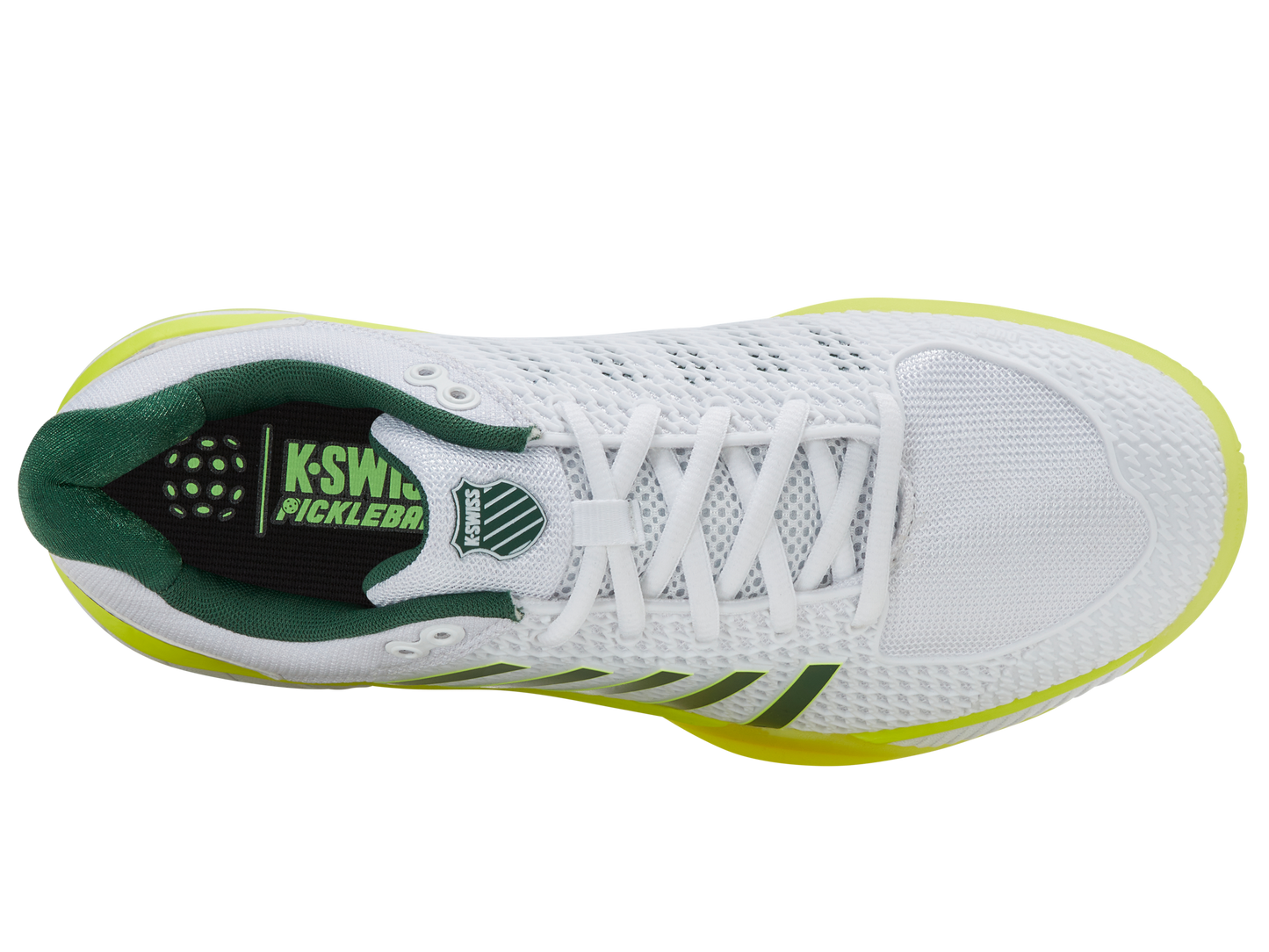 06563-121-M | EXPRESS LIGHT PICKLEBALL | WHITE/NEON LIME/EDEN