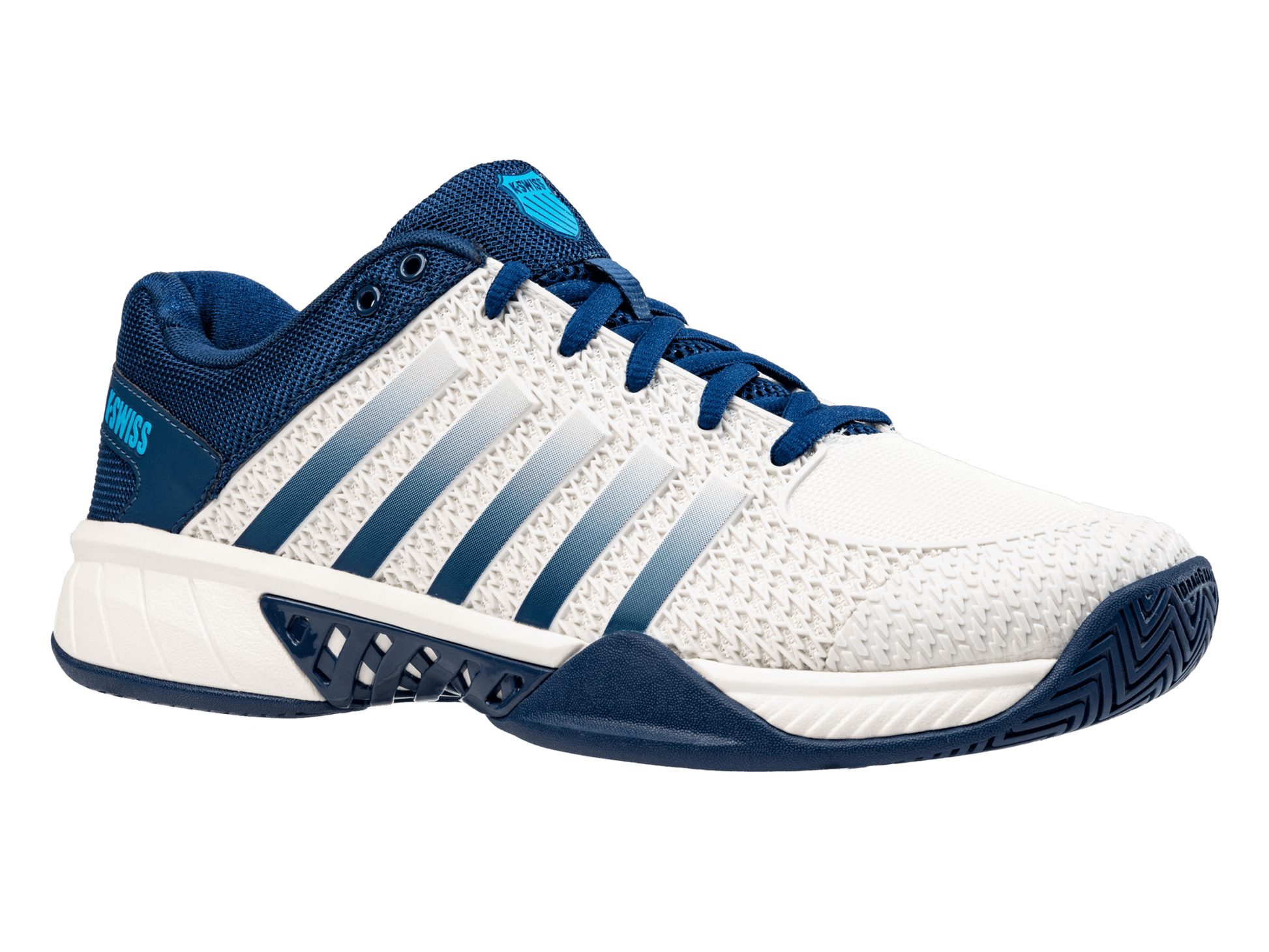 06563-442-M | EXPRESS LIGHT PICKLEBALL | BLUE OPAL/BLANC DE BLANC/CYAN BLUE - K-Swiss US - FOOTWEAR