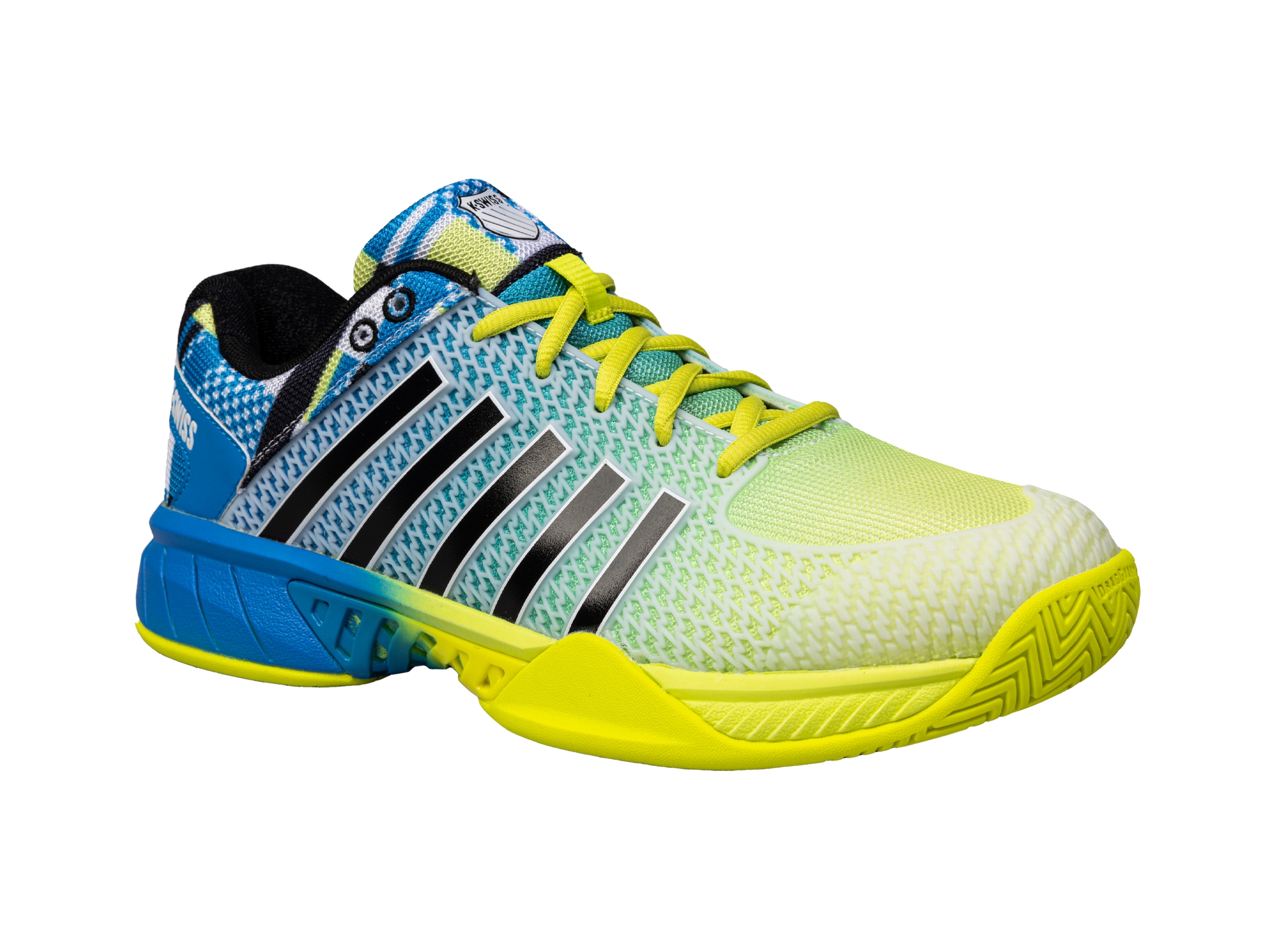 靴 WASHINGTON COLORATI SQAIRZ XRZ™ Men's White/Blue Pickleball Court Shoes | Fast