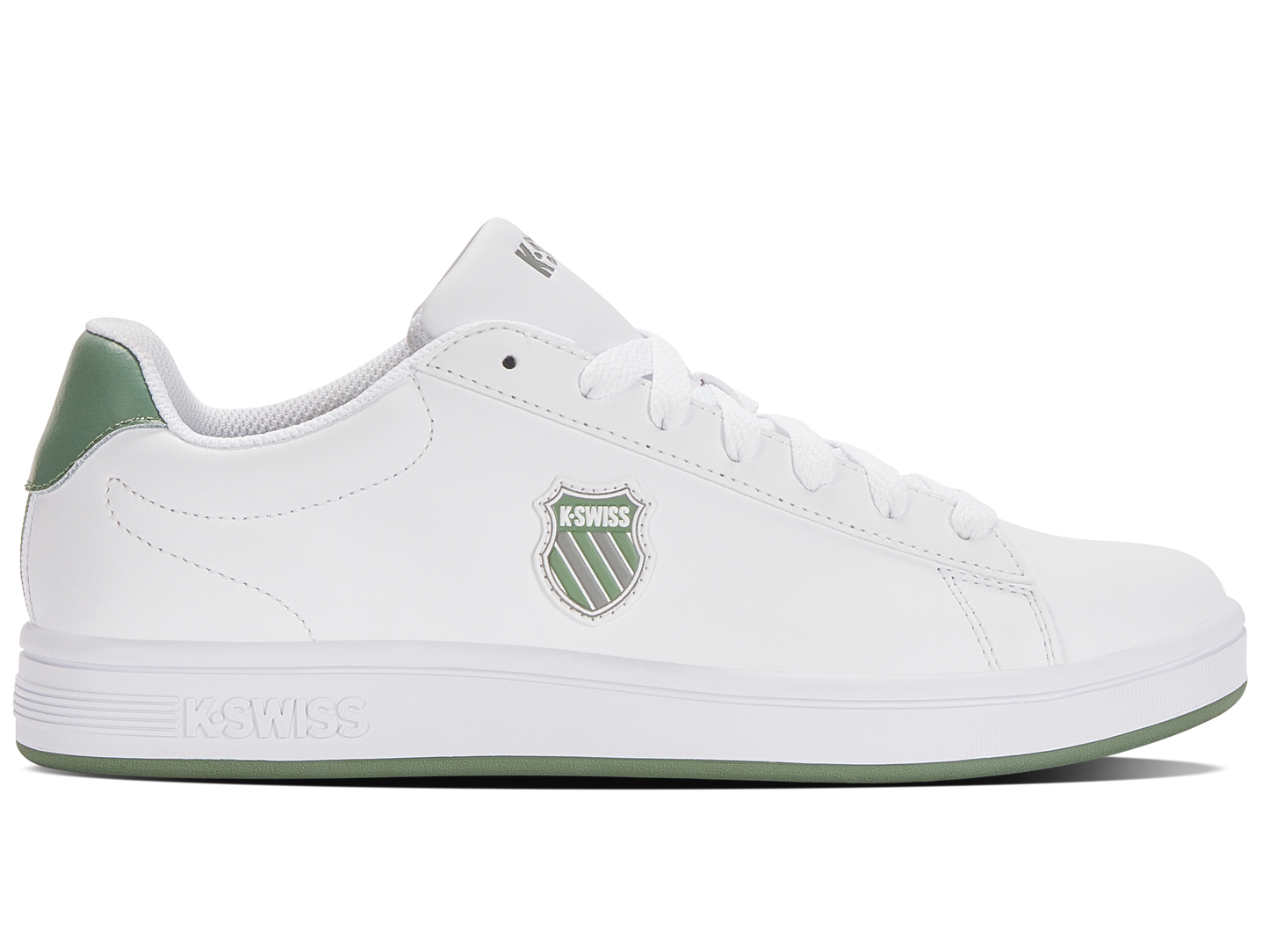 06599-148-M | COURT SHIELD | WHITE/LODEN FROST/NEUTRAL GRAY