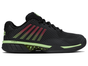 06613 - 011 - M | HYPERCOURT EXPRESS 2 | BLACK/SOFT NEON GREEN/NEON LAVA - K - Swiss US - FOOTWEAR