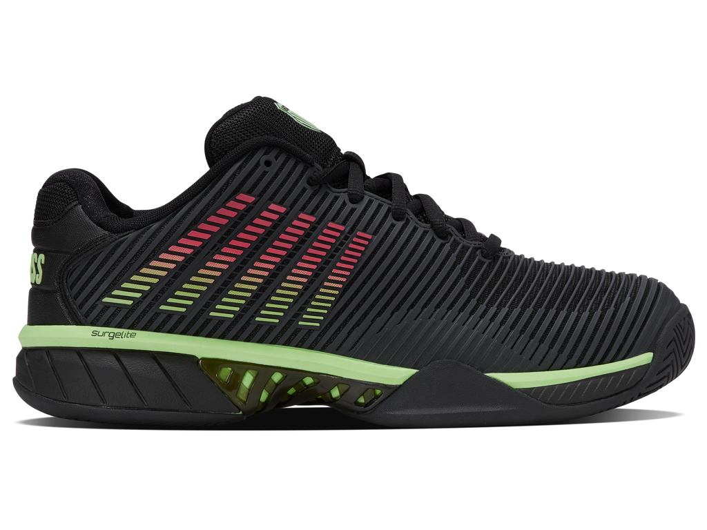 06613-011-M | HYPERCOURT EXPRESS 2 | BLACK/SOFT NEON GREEN/NEON LAVA