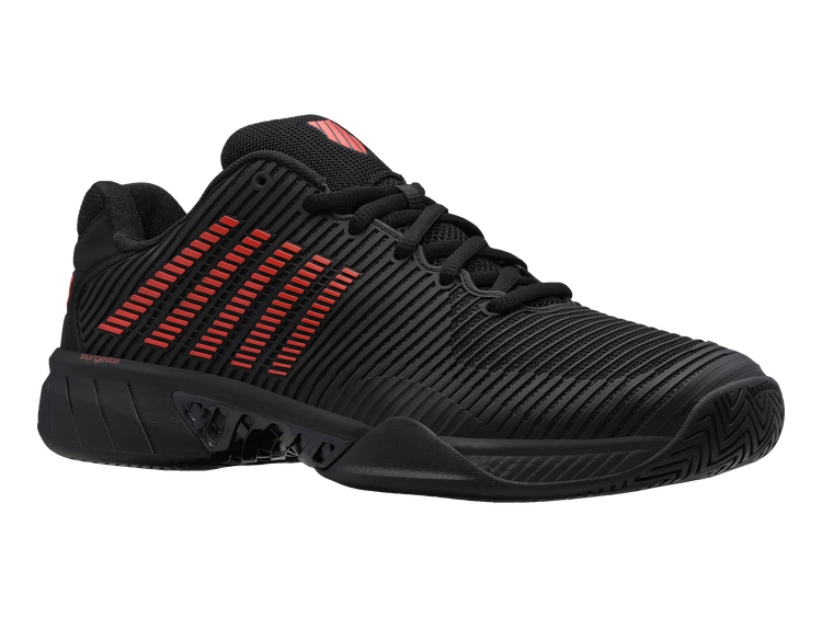 06613-014-M | HYPERCOURT EXPRESS 2 | BLACK/POPPY RED