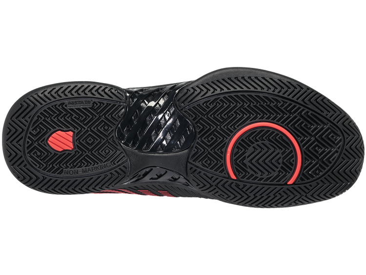 06613-014-M | HYPERCOURT EXPRESS 2 | BLACK/POPPY RED