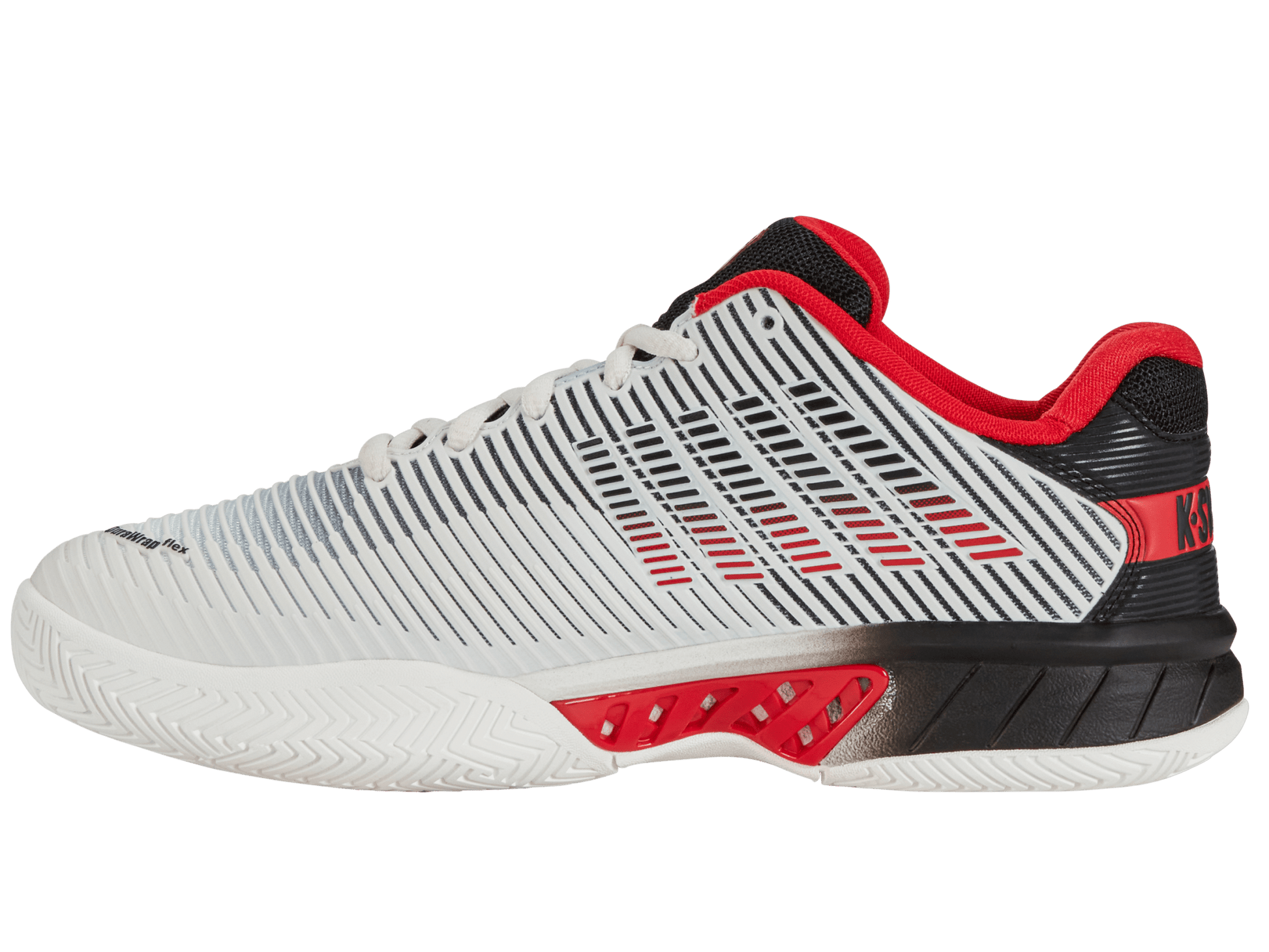 06613 - 104 - M | HYPERCOURT EXPRESS 2 | BRIGHT WHITE/STRETCH LIMO/HIGH RISK RED - K - Swiss US - FOOTWEAR