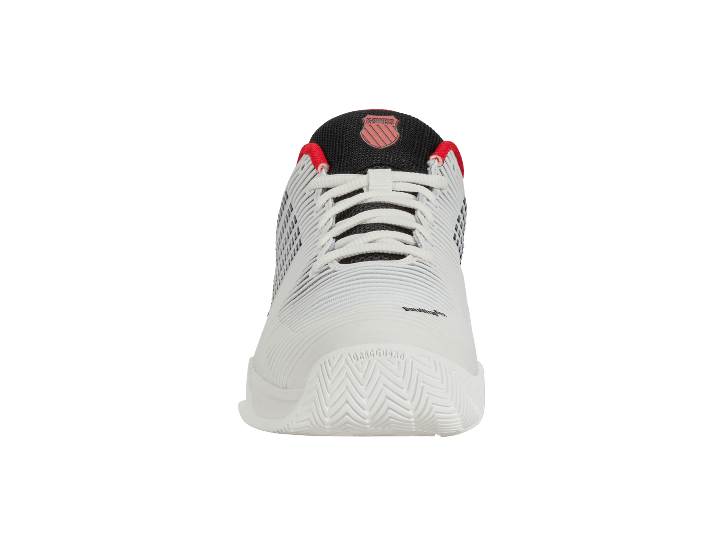 06613 - 104 - M | HYPERCOURT EXPRESS 2 | BRIGHT WHITE/STRETCH LIMO/HIGH RISK RED - K - Swiss US - FOOTWEAR