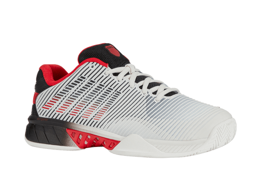 06613 - 104 - M | HYPERCOURT EXPRESS 2 | BRIGHT WHITE/STRETCH LIMO/HIGH RISK RED - K - Swiss US - FOOTWEAR
