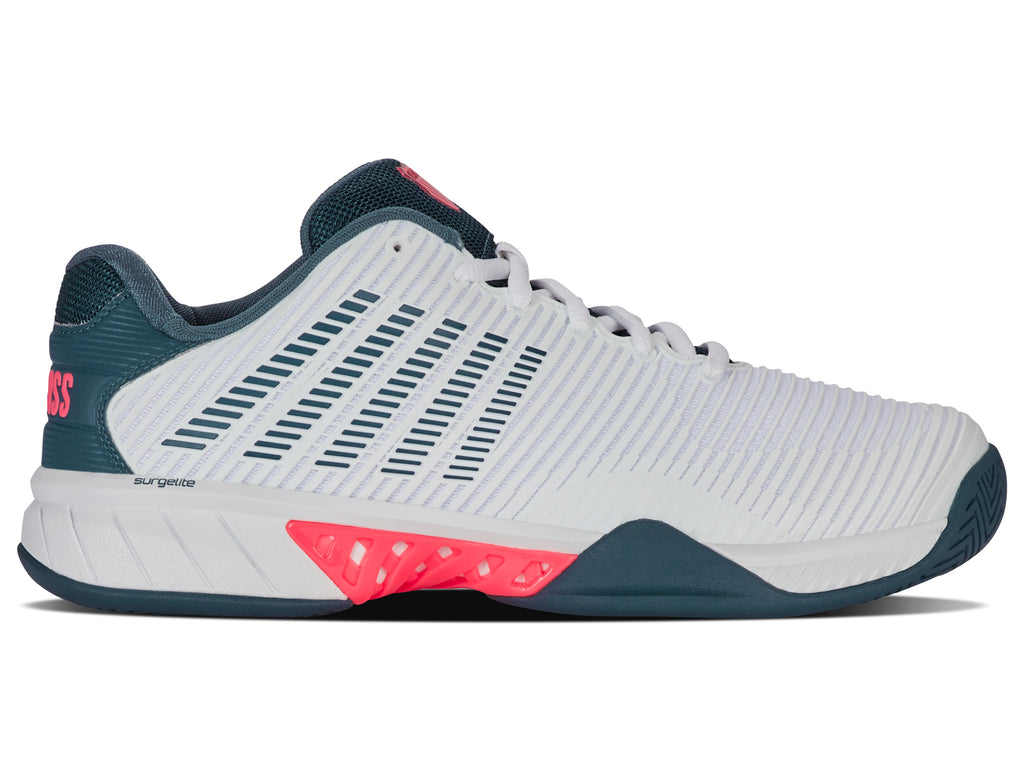 06613-129-M | HYPERCOURT EXPRESS 2 | WHITE/STARGAZER/NEON BLAZE