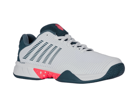 06613 - 129 - M | HYPERCOURT EXPRESS 2 | WHITE/STARGAZER/NEON BLAZE - K - Swiss US - FOOTWEAR