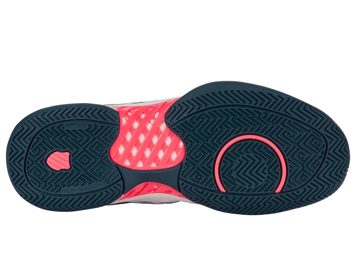 06613 - 129 - M | HYPERCOURT EXPRESS 2 | WHITE/STARGAZER/NEON BLAZE - K - Swiss US - FOOTWEAR