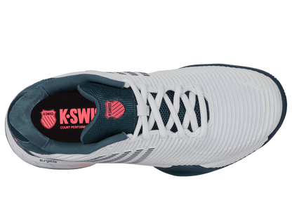 06613 - 129 - M | HYPERCOURT EXPRESS 2 | WHITE/STARGAZER/NEON BLAZE - K - Swiss US - FOOTWEAR