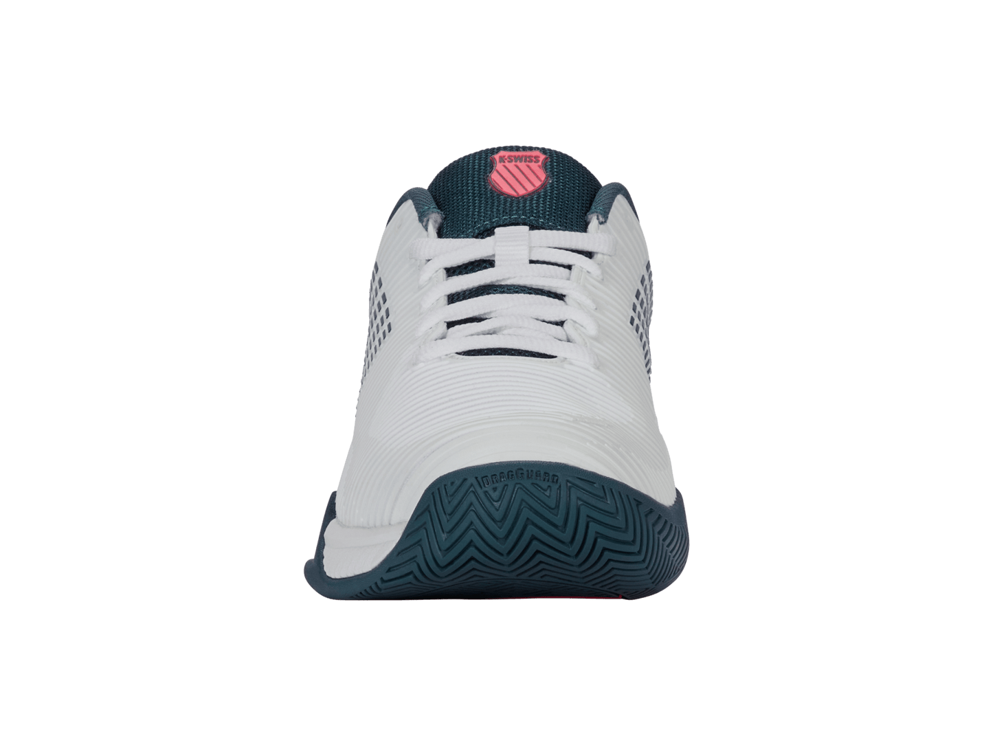 06613 - 129 - M | HYPERCOURT EXPRESS 2 | WHITE/STARGAZER/NEON BLAZE - K - Swiss US - FOOTWEAR
