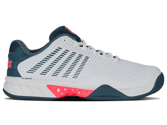 06613 - 129 - M | HYPERCOURT EXPRESS 2 | WHITE/STARGAZER/NEON BLAZE - K - Swiss US - FOOTWEAR