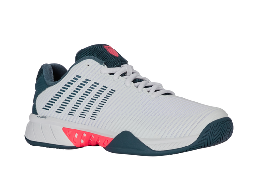 06613-129-M | HYPERCOURT EXPRESS 2 | WHITE/STARGAZER/NEON BLAZE