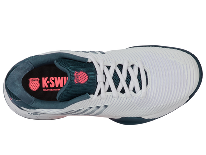 06613-129-M | HYPERCOURT EXPRESS 2 | WHITE/STARGAZER/NEON BLAZE