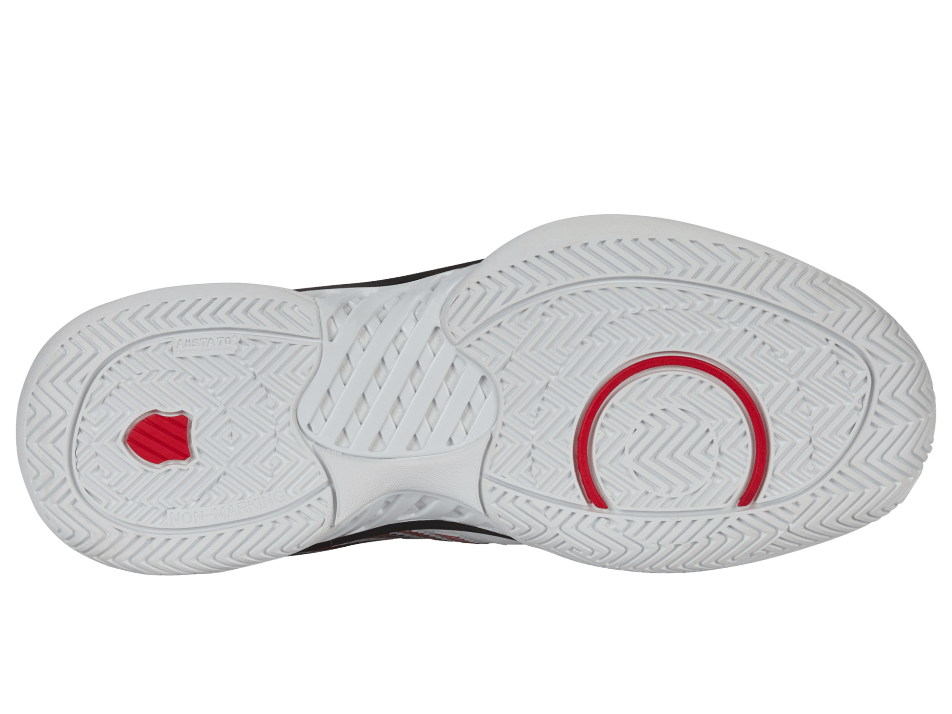 06613 - 140 - M | HYPERCOURT EXPRESS 2 | WHITE/BLACK/MARS RED - K - Swiss US - FOOTWEAR