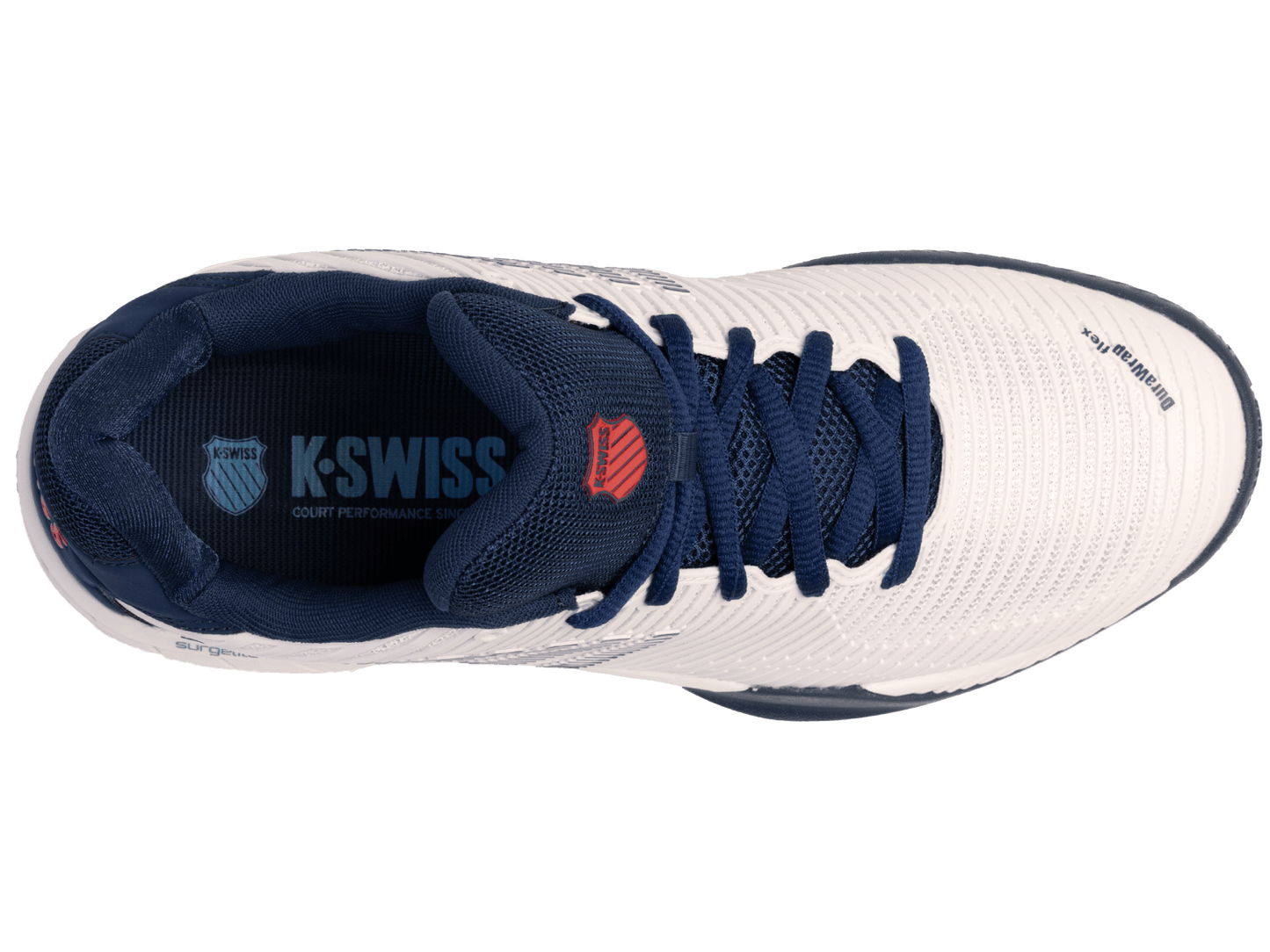 06613-146-M | HYPERCOURT EXPRESS 2 | BLANC DE BLANC/BLUE OPAL/LOLLIPOP - K-Swiss US - FOOTWEAR