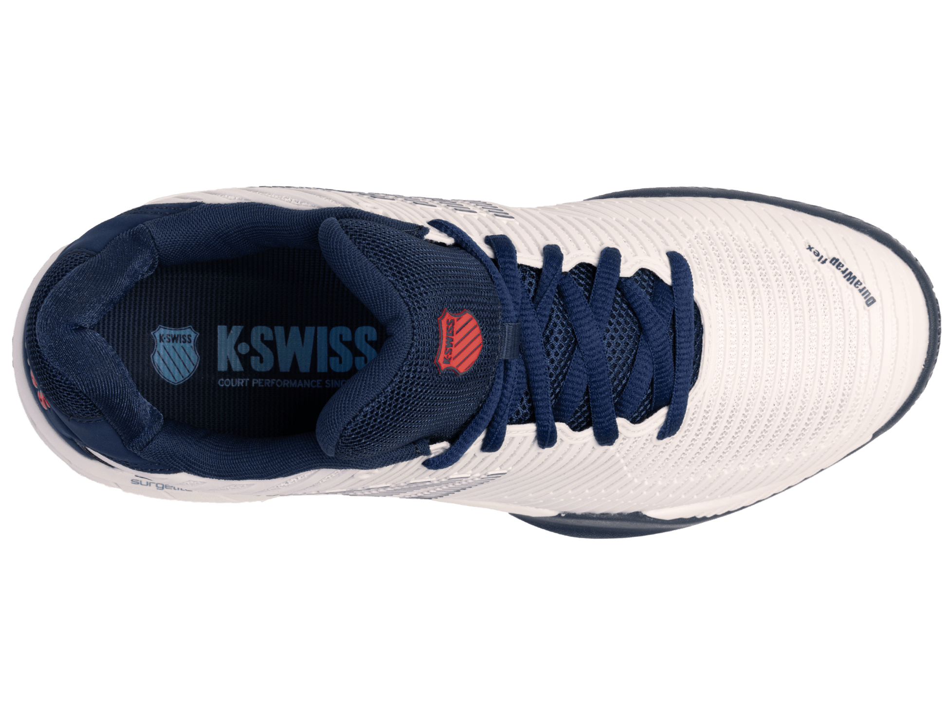 06613-146-M | HYPERCOURT EXPRESS 2 | BLANC DE BLANC/BLUE OPAL/LOLLIPOP - K-Swiss US - FOOTWEAR