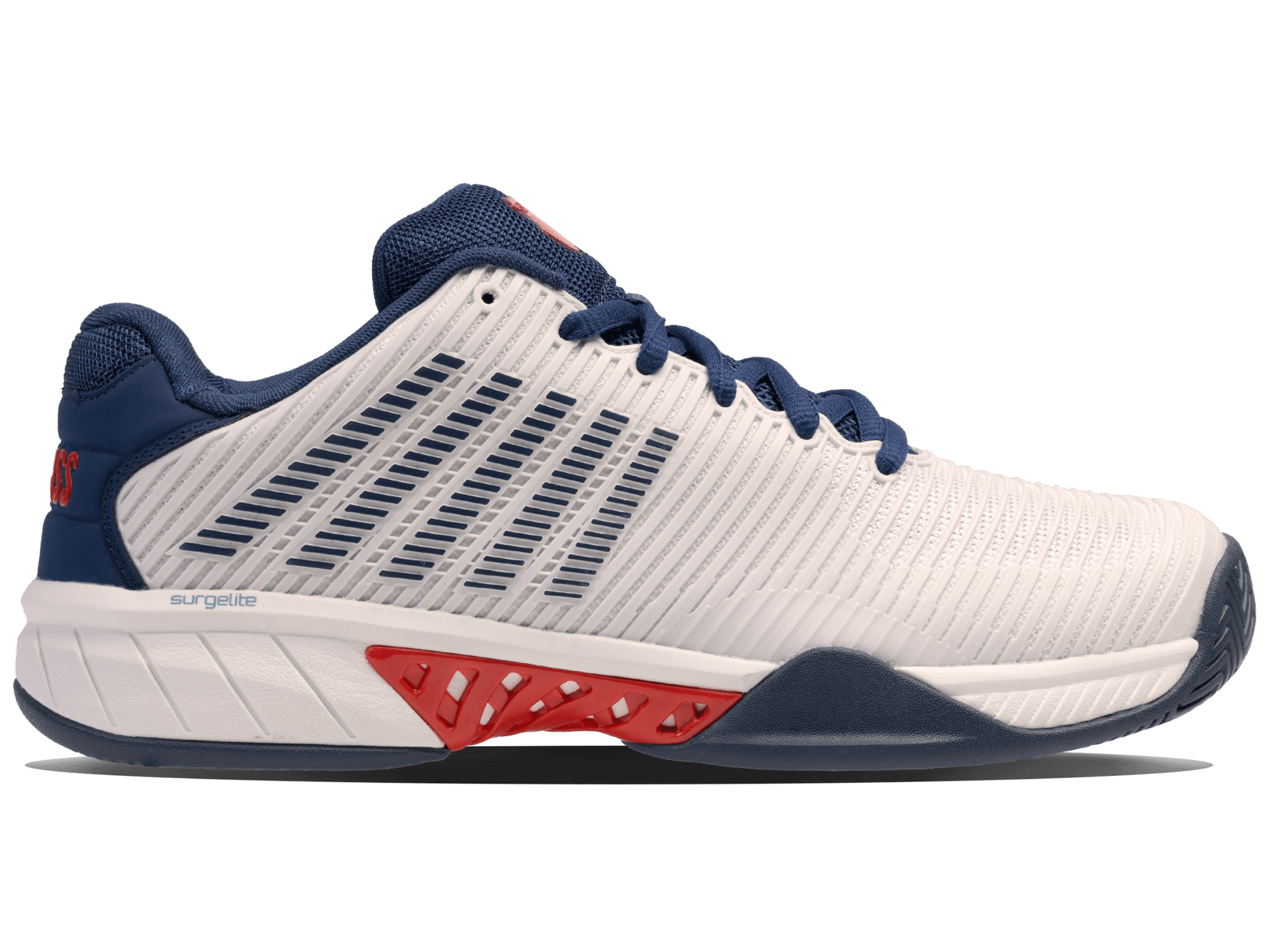 06613-146-M | HYPERCOURT EXPRESS 2 | BLANC DE BLANC/BLUE OPAL/LOLLIPOP - K-Swiss US - FOOTWEAR
