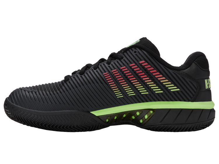 06614-034-M | HYPERCOURT EXPRESS 2 CLAY | BLACK/SOFT NEON GREEN/NEON LAVA