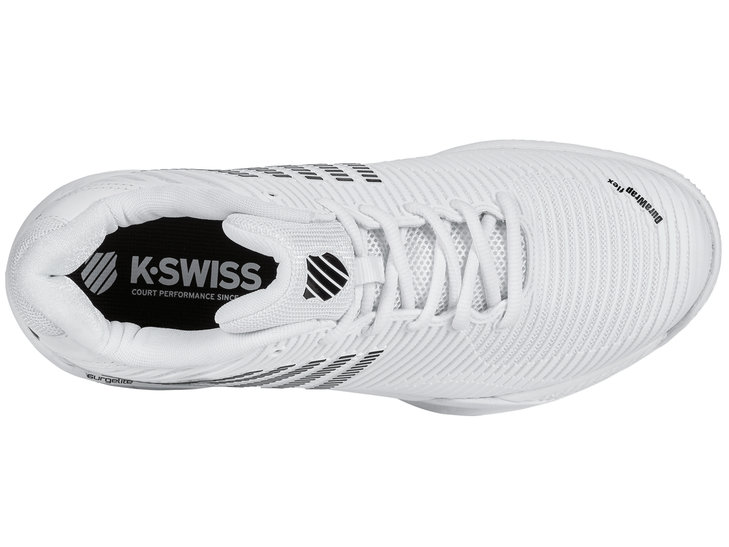 06614 - 102 - M | HYPERCOURT EXPRESS 2 CLAY | WHITE/BLACK - K - Swiss US - FOOTWEAR
