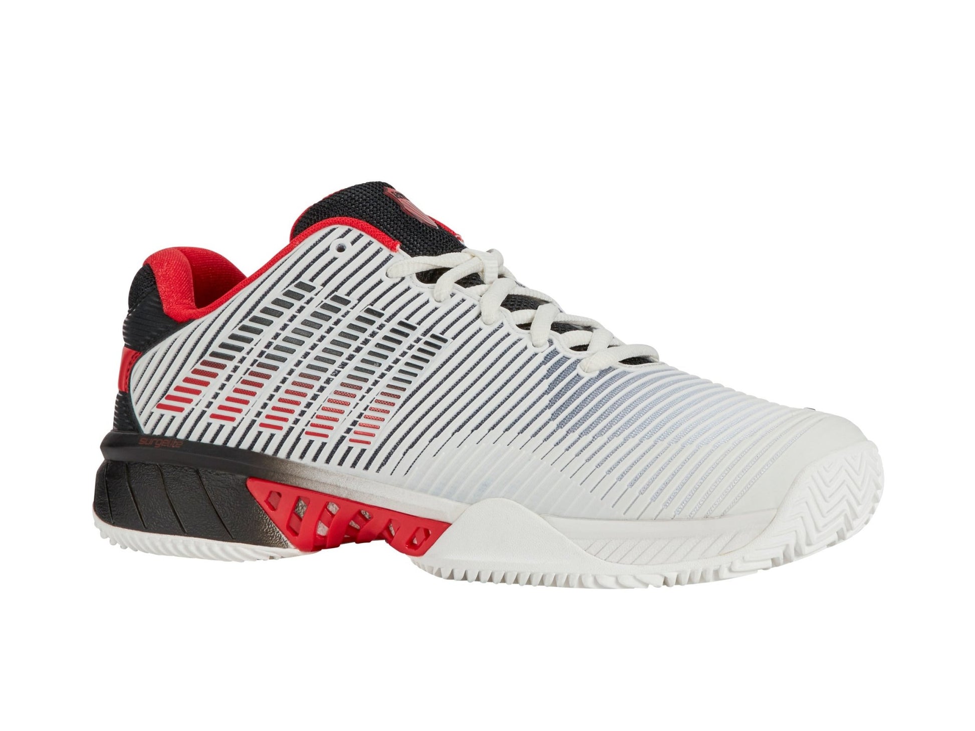 06614 - 104 - M | HYPERCOURT EXPRESS 2 CLAY | BRIGHT WHITE/STRETCH LIMO/HIGH RISK RED - K - Swiss US - FOOTWEAR