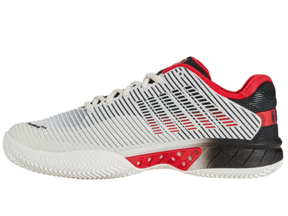 06614 - 104 - M | HYPERCOURT EXPRESS 2 CLAY | BRIGHT WHITE/STRETCH LIMO/HIGH RISK RED - K - Swiss US - FOOTWEAR