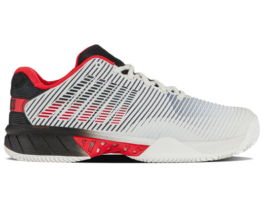 06614 - 104 - M | HYPERCOURT EXPRESS 2 CLAY | BRIGHT WHITE/STRETCH LIMO/HIGH RISK RED - K - Swiss US - FOOTWEAR