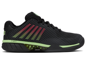 06806-034-W | HYPERCOURT EXPRESS 2-2E | BLACK/SOFT NEON GREEN/NEON LAVA