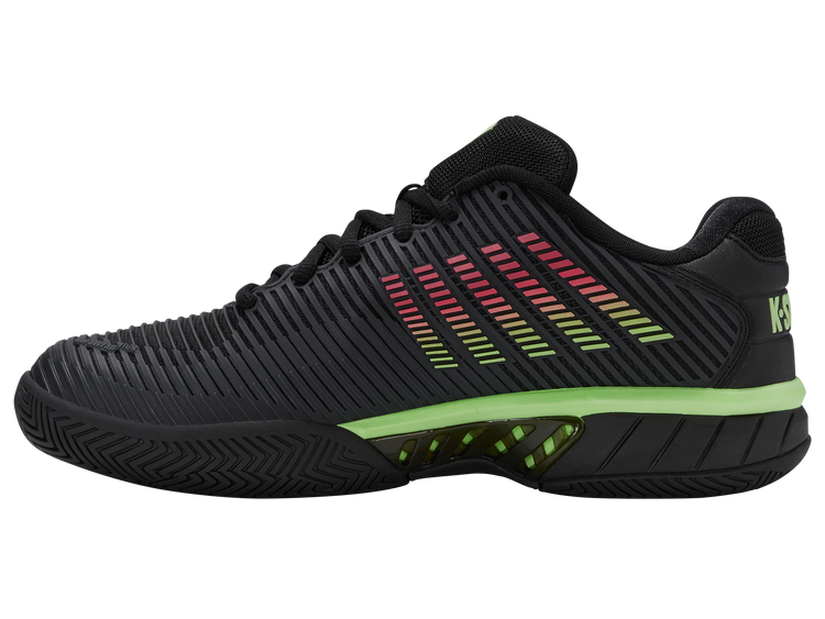 06806-034-W | HYPERCOURT EXPRESS 2-2E | BLACK/SOFT NEON GREEN/NEON LAVA