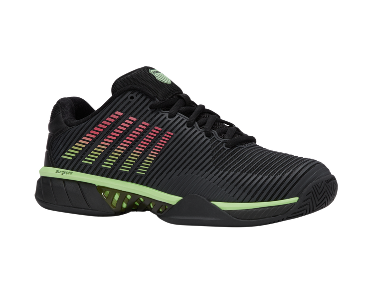 06806-034-W | HYPERCOURT EXPRESS 2-2E | BLACK/SOFT NEON GREEN/NEON LAVA