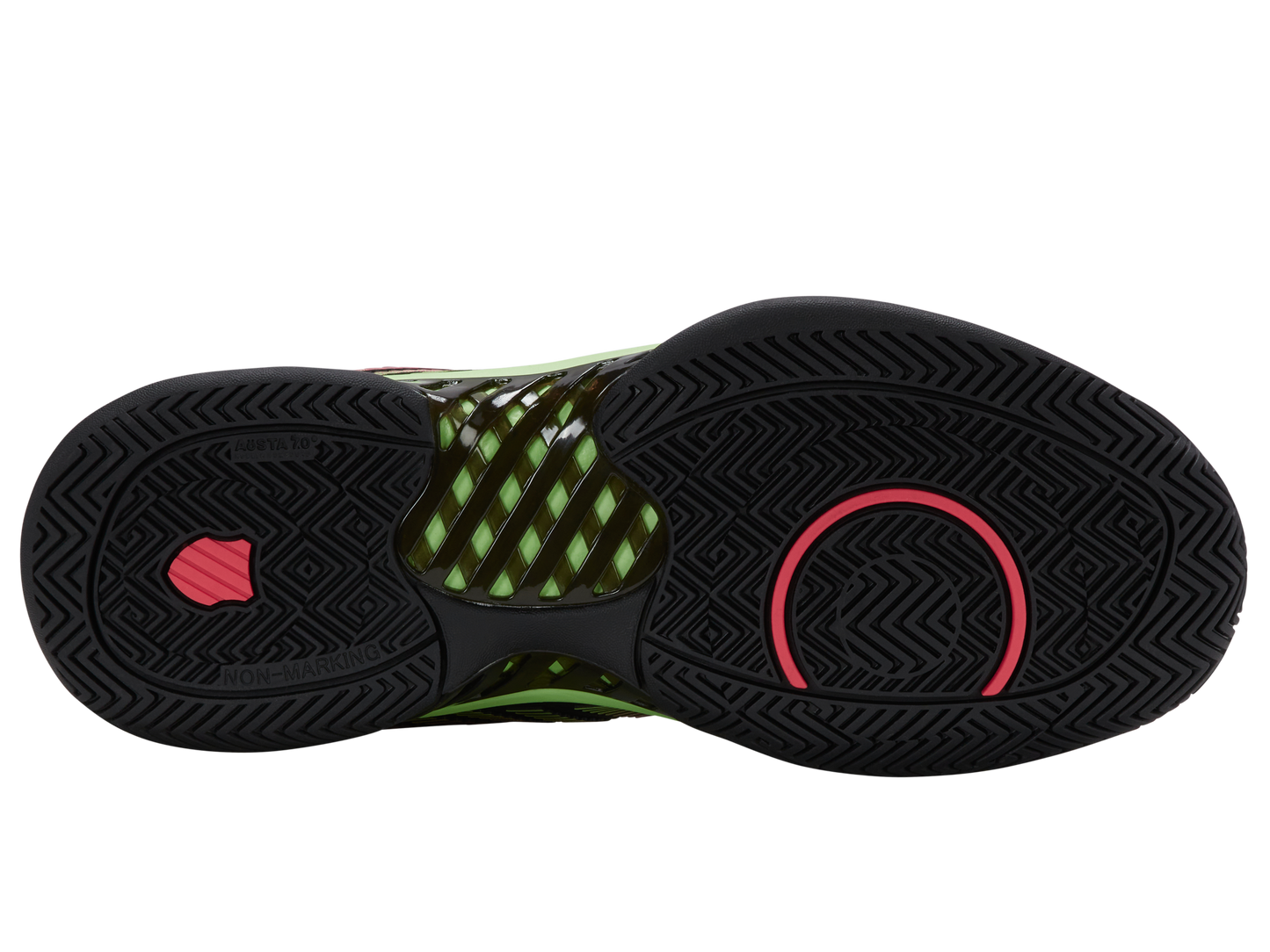 06806-034-W | HYPERCOURT EXPRESS 2-2E | BLACK/SOFT NEON GREEN/NEON LAVA