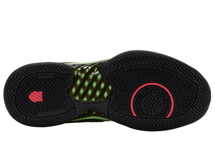06806-034-W | HYPERCOURT EXPRESS 2-2E | BLACK/SOFT NEON GREEN/NEON LAVA