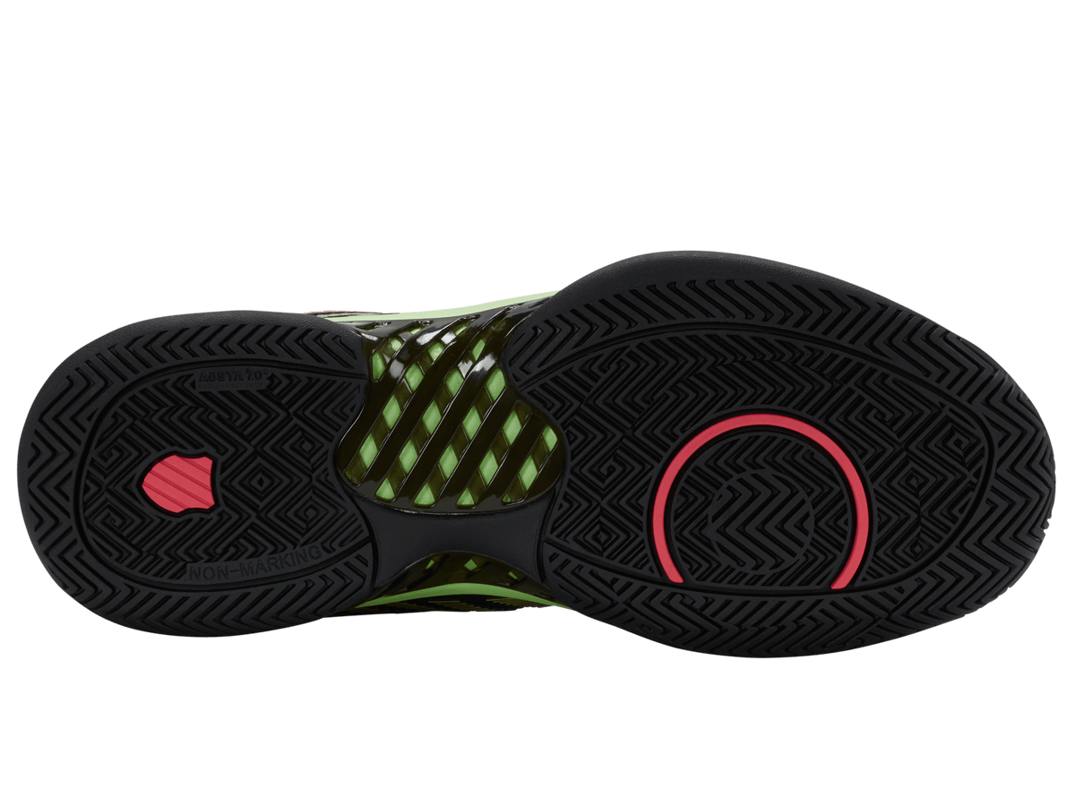 06806-034-W | HYPERCOURT EXPRESS 2-2E | BLACK/SOFT NEON GREEN/NEON