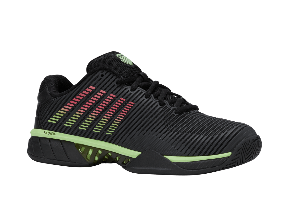 06806-034-W | HYPERCOURT EXPRESS 2-2E | BLACK/SOFT NEON GREEN/NEON