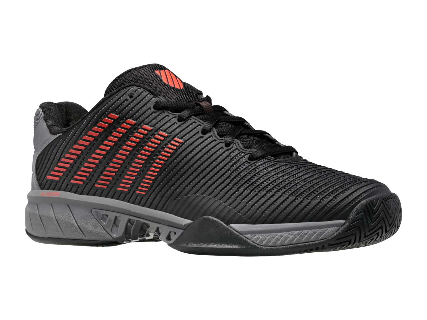 06806-042-W | HYPERCOURT EXPRESS 2-2E | JET BLACK/STEEL GRAY/SPICY ORANGE